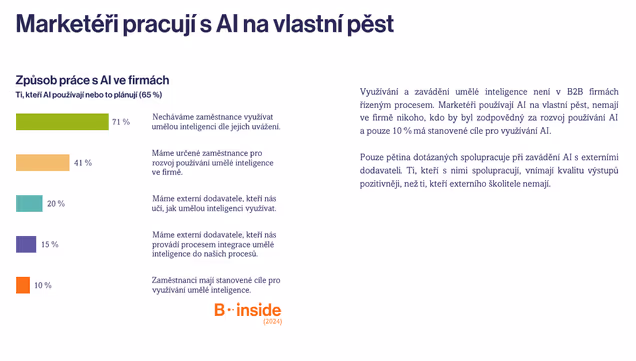 B2B Monitor - 27. vlna - AI v marketingu